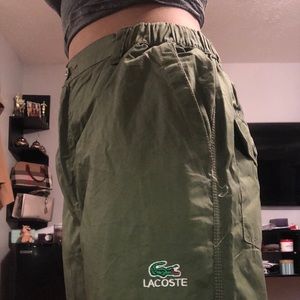 Lacoste green pants